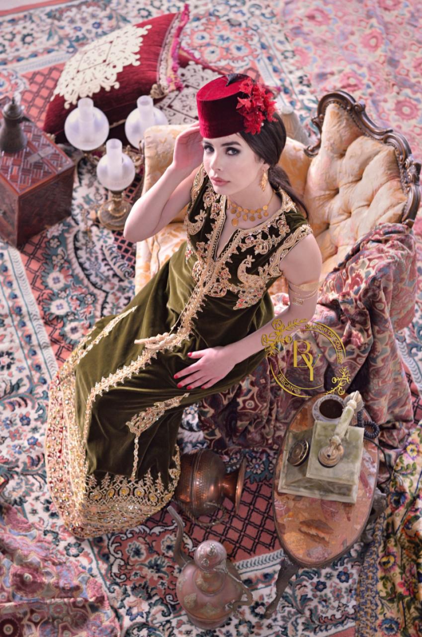 Caftan d'Oran traditionnel